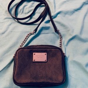 Michael Kors small black crossbody purse